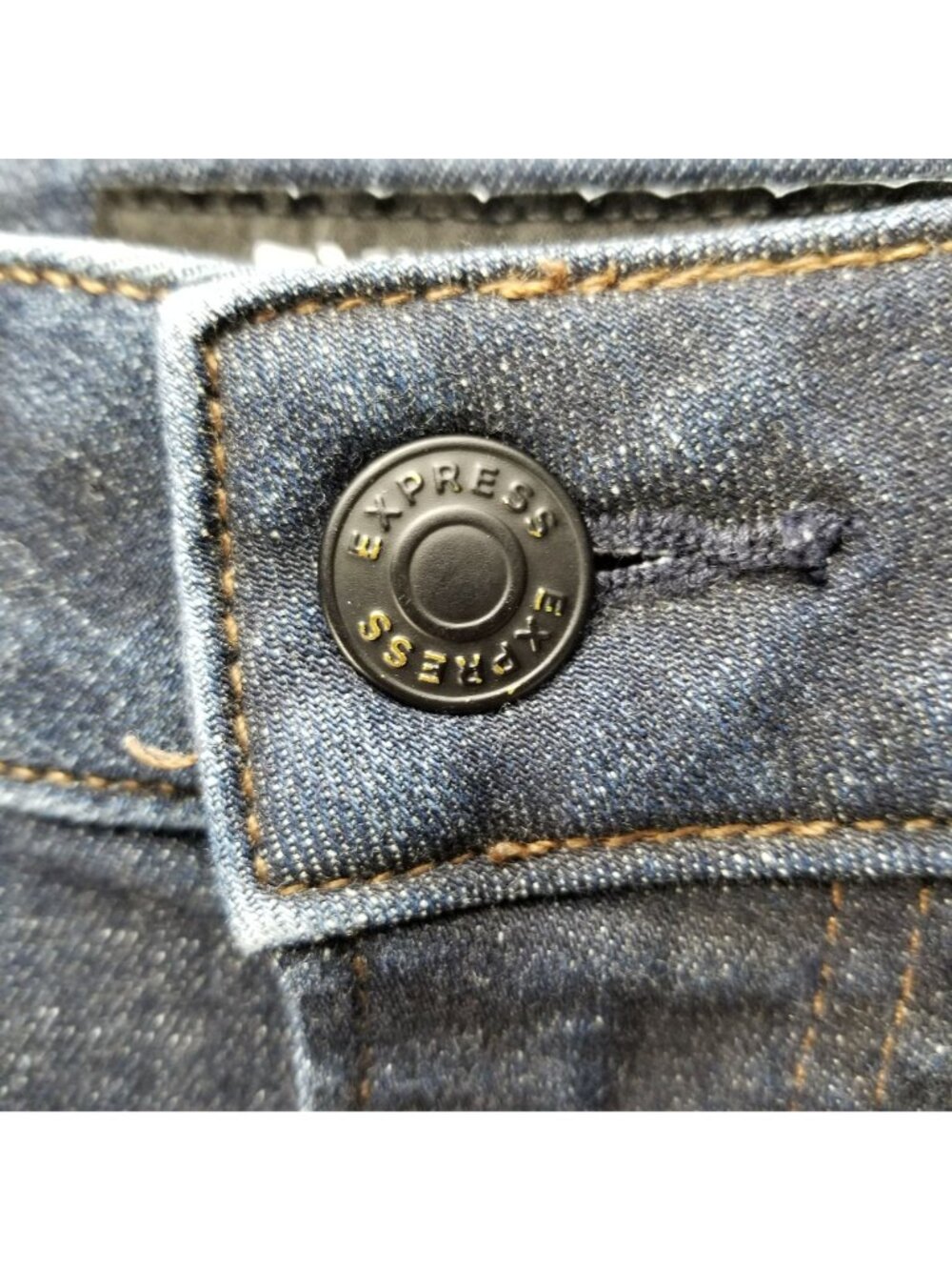 Express Jeans Mens 30x32 Blue Skinny Hyper Stretch Denim - Picture 3 of 15